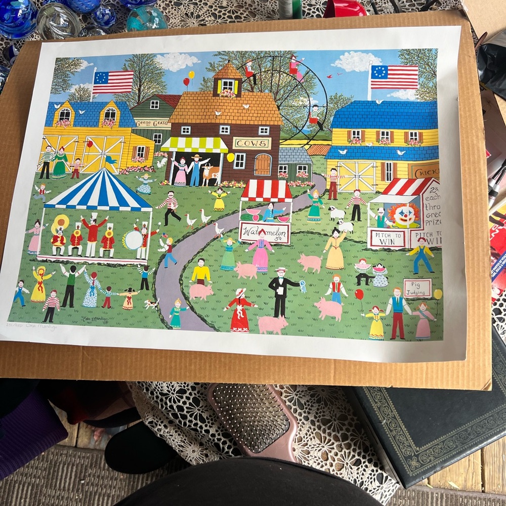 Cate Mandigo print signed